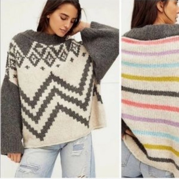Free People Sweaters - FREE PEOPLE OVERSIZED COWL NECK SWEATER